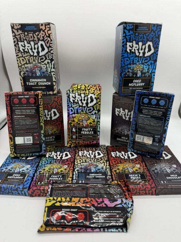 fryd chocolate mushroom bars 4g