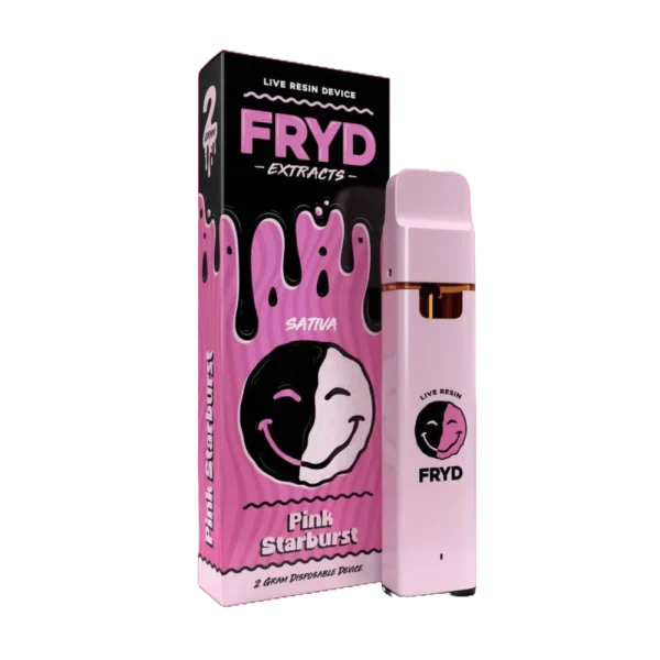pink starburst fryd 2g disposable