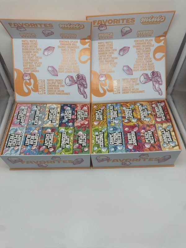 favorites 2g minis orange box